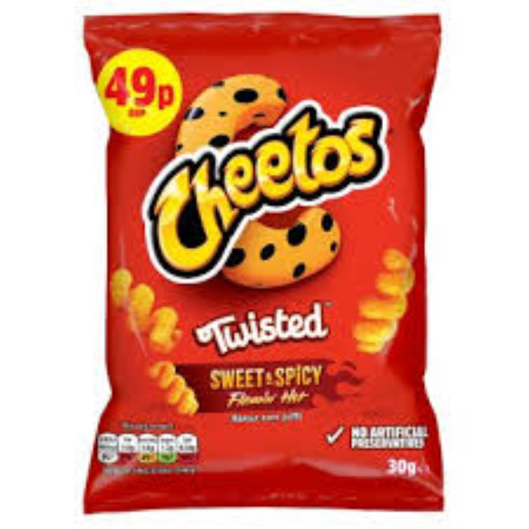 CHEETOS TWISTED FLAMIN HOT 30G